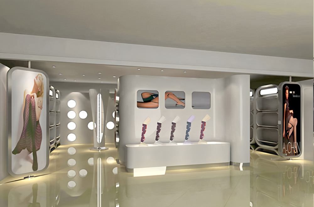娜袜业集团袜业创意连锁专卖店设计-6